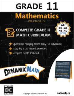 Front cover_Dynamic Math Grade 11: PreCalculus - AB, SK, MB, NU, NT, Atlantic Canada