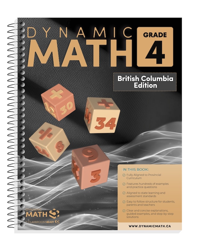 Front cover_Dynamic Math Grade 4 (BC Edition)
