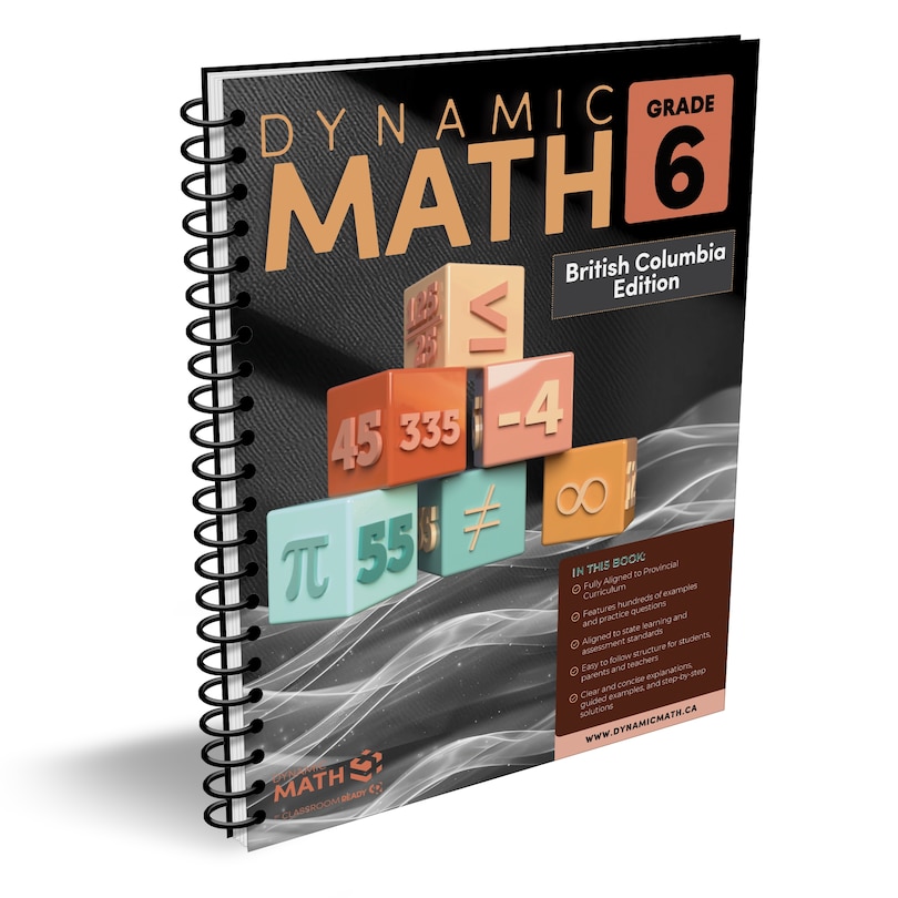 Front cover_Dynamic Math Grade 6 (BC Edition)