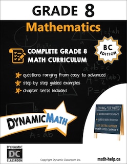 Front cover_Dynamic Math Grade 8 (BC Edition)