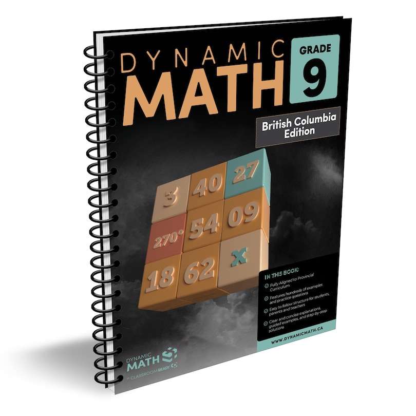 Front cover_Dynamic Math Grade 9 (BC Edition)