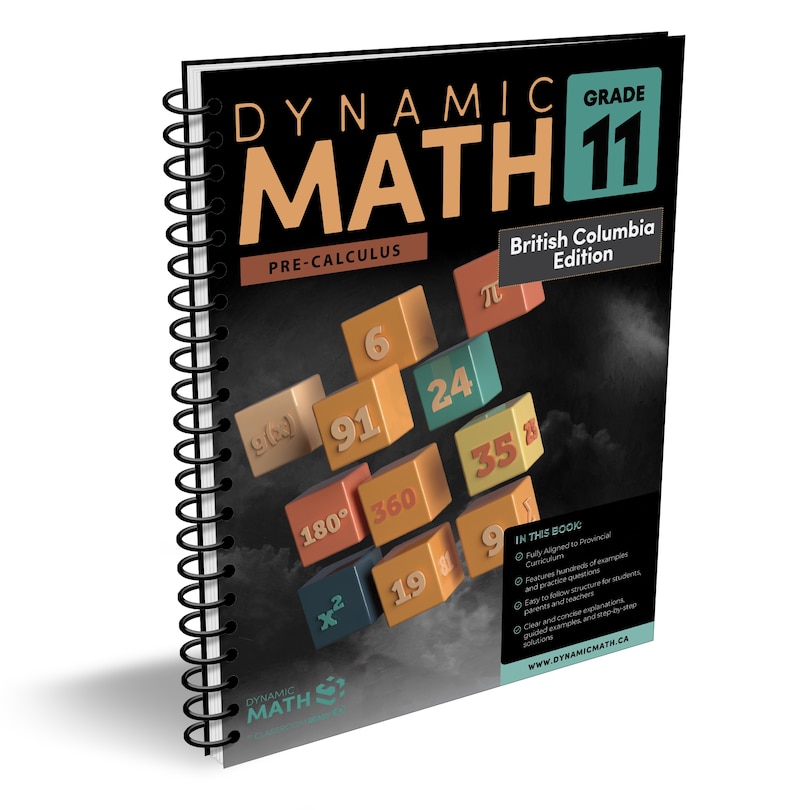 Couverture_Dynamic Math Grade 11: Pre-Calculus (BC Edition)