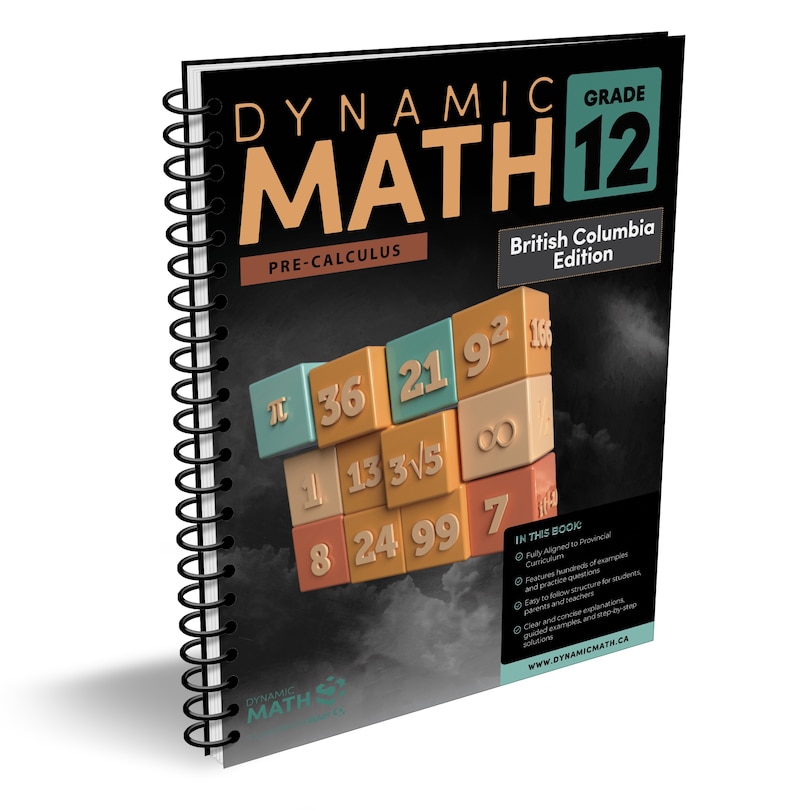 Front cover_Dynamic Math Grade 12: Pre-calculus (BC Edition)
