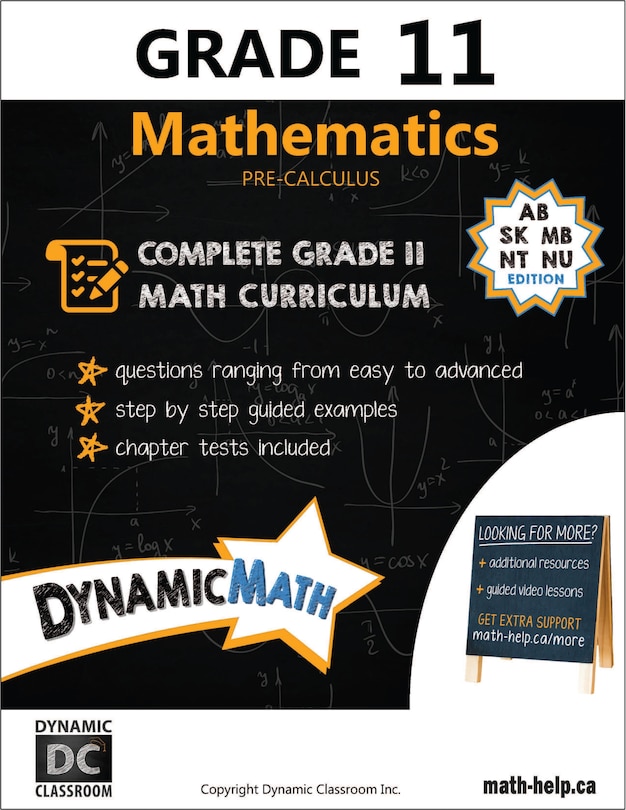 Couverture_Grade 11 Mathematics: Pre-calculus (SK Edition)