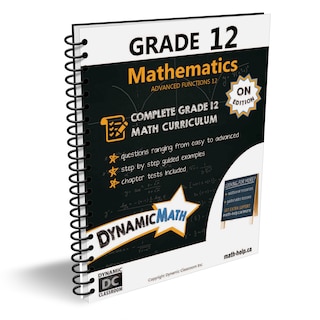 Front cover_Dynamic Math Grade 12: Advanced Functions (ON Edition)