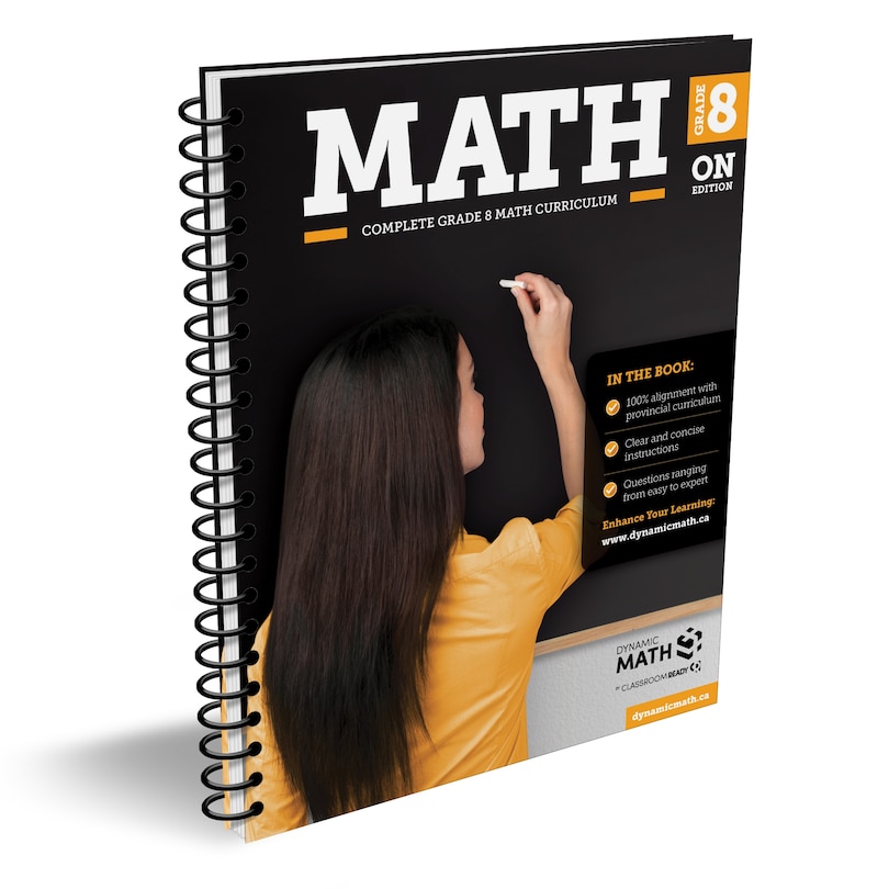 Front cover_Dynamic Math Grade 8 (ON Edition)