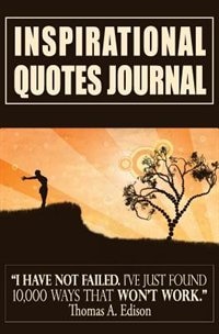 Inspirational Quotes Journal: Diary With Inspirational Quotations That Will Change Your Life [Black / 5.25 x 8]