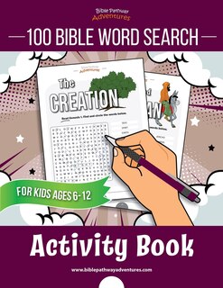 Front cover_100 Bible Word Search Activity Book