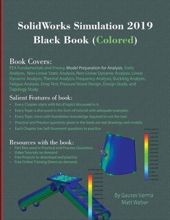 Front cover_SolidWorks Simulation 2019 Black Book (Colored)
