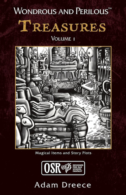 Couverture_Wondrous and Perilous(TM) Treasures Volume 1, for Old School Fantasy