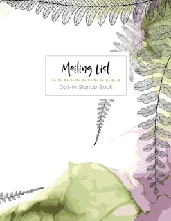 Couverture_Mailing List - Opt-in Sign up book