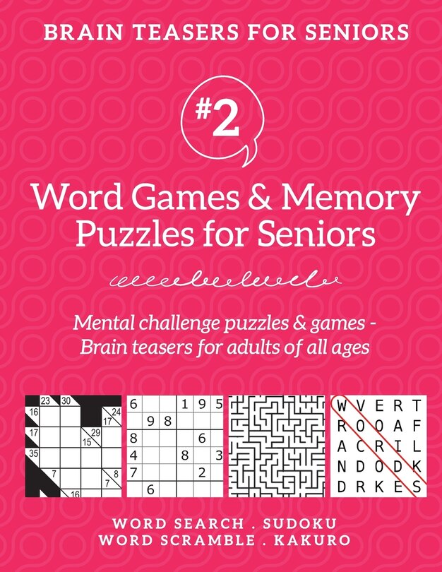 Front cover_Brain Teasers for Seniors #2