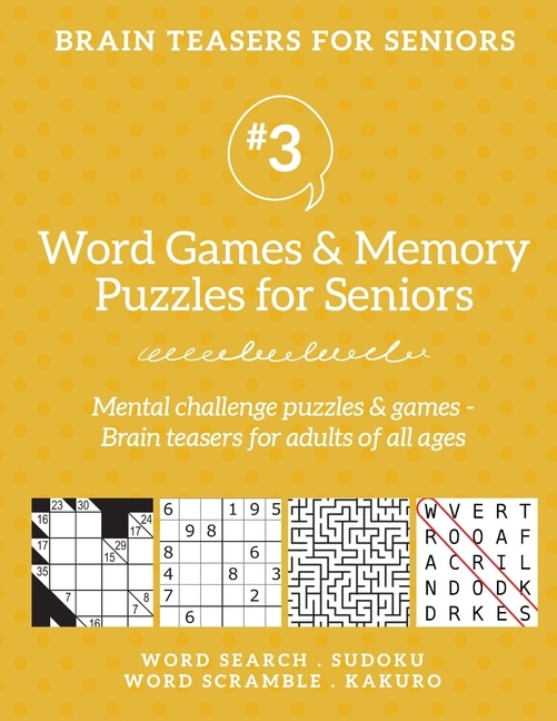 Couverture_Brain Teasers for Seniors #3