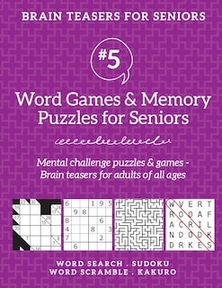 Front cover_Brain Teasers for Seniors #5
