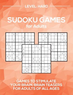 Couverture_Sudoku Games for Adults Level