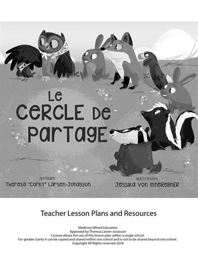 Front cover_Le Cercle De Partage Teacher Lesson Plan