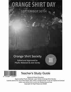 Orange Shirt Day Study Guide de Orange Orange Shirt Society