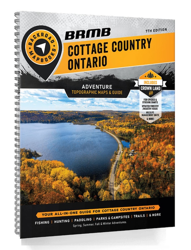 Front cover_Cottage Country Ontario Backroad Mapbook