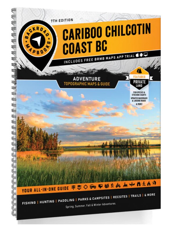 Front cover_Cariboo Chilcotin Coast BC Backroad Mapbook