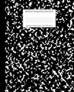 Couverture_Marbled Composition Notebook