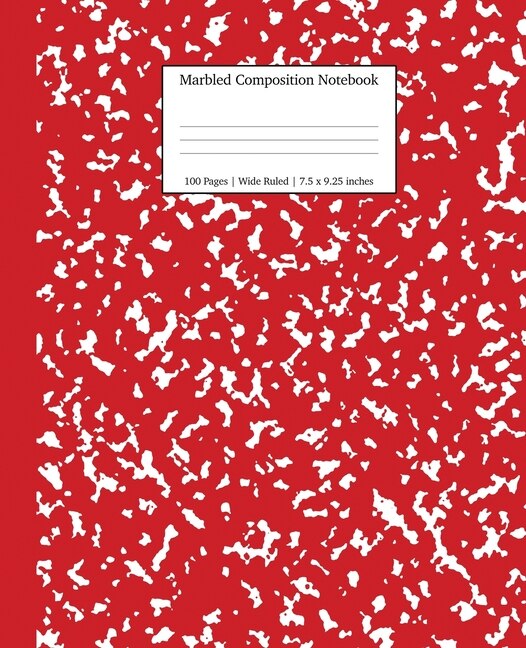 Couverture_Marbled Composition Notebook