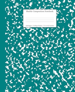 Front cover_Marble Composition Notebook College Ruled