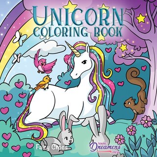 Front cover_Unicorn Coloring Book