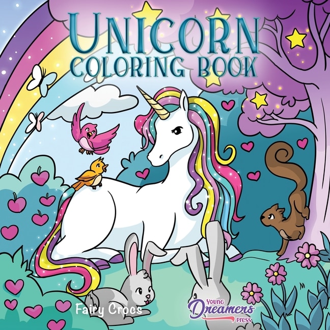 Front cover_Unicorn Coloring Book