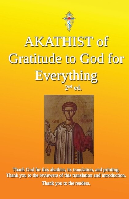 Couverture_Akathist of Gratitude to God for Everything