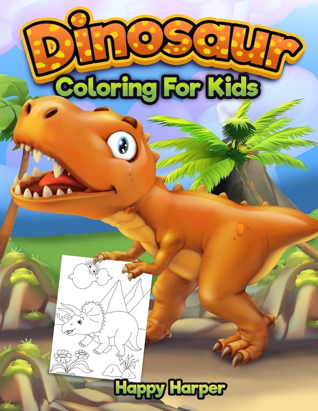 Front cover_Dinosaur Coloring Book