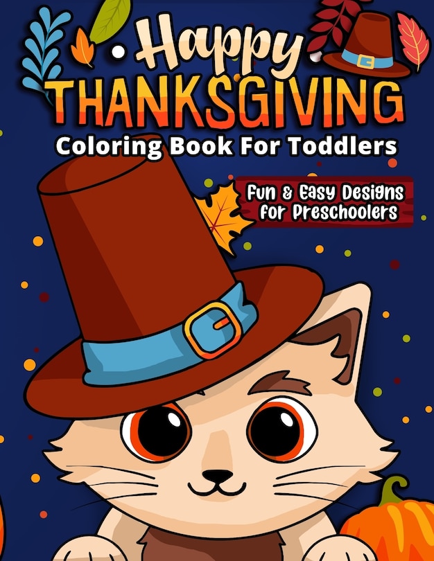 Front cover_Happy Thanksgiving Coloring Book