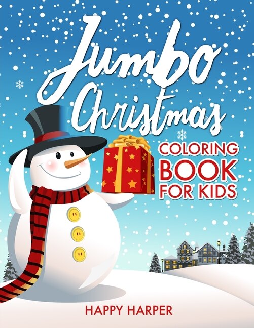 Front cover_Jumbo Christmas Coloring Book