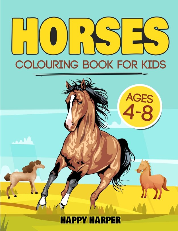 Couverture_Horses Colouring Book