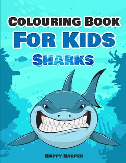Front cover_Shark Colouring Book