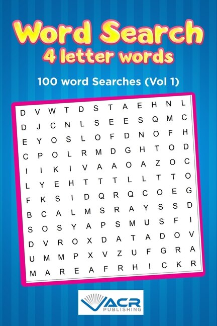 Couverture_Word Search 4 letter Words