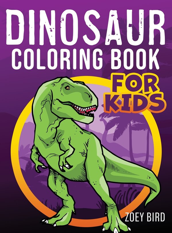 Front cover_Dinosaur Coloring Book For Kids