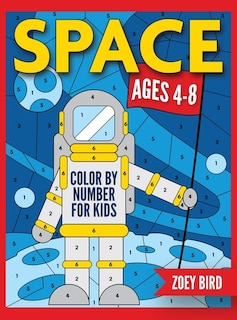 Front cover_Space Color by Number for Kids