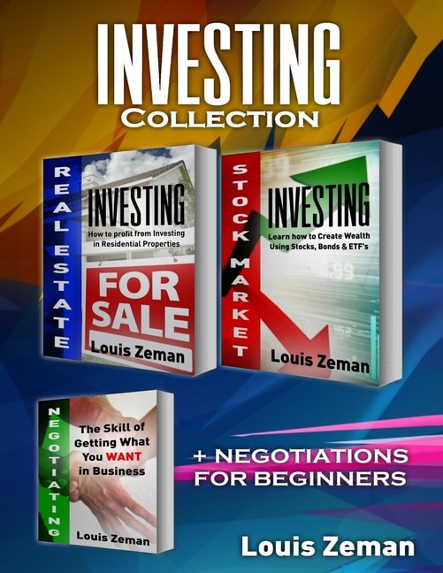 Front cover_Stock Market for Beginners, Real Estate Investing, Negotiating