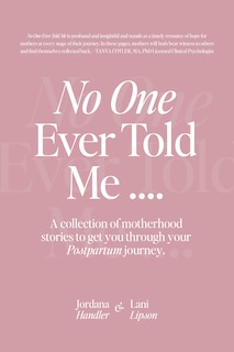 Front cover_No One Ever Told Me