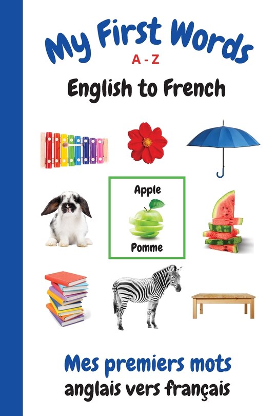 Front cover_My First Words A - Z English to French