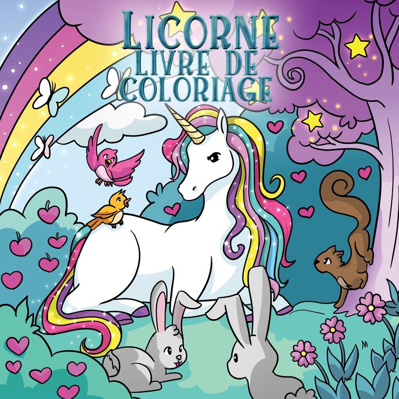 Front cover_Licorne livre de coloriage
