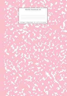 Front cover_Marble Notebook A4