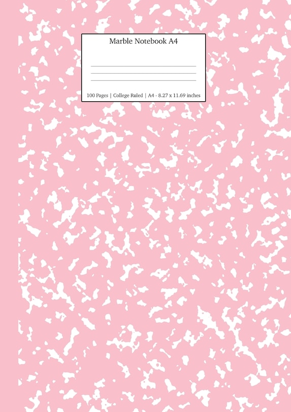 Front cover_Marble Notebook A4