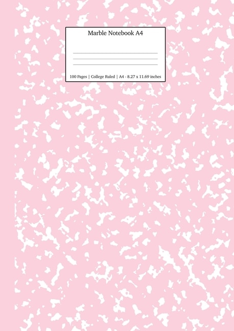 Front cover_Marble Notebook A4