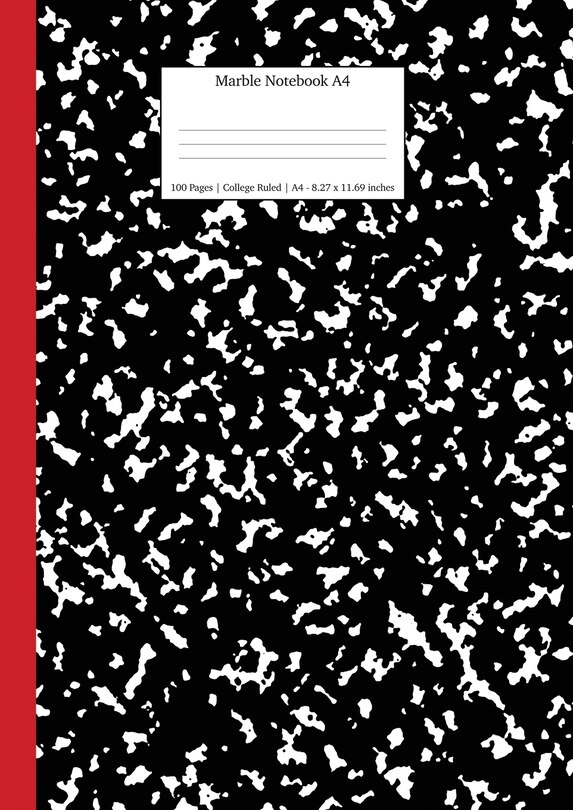 Front cover_Marble Notebook A4