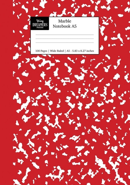 Front cover_Marble Notebook A5