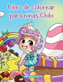 Front cover_Libro de colorear para niñas Chibi