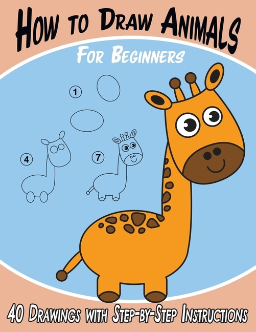 Front cover_How To Draw Animals For Beginners
