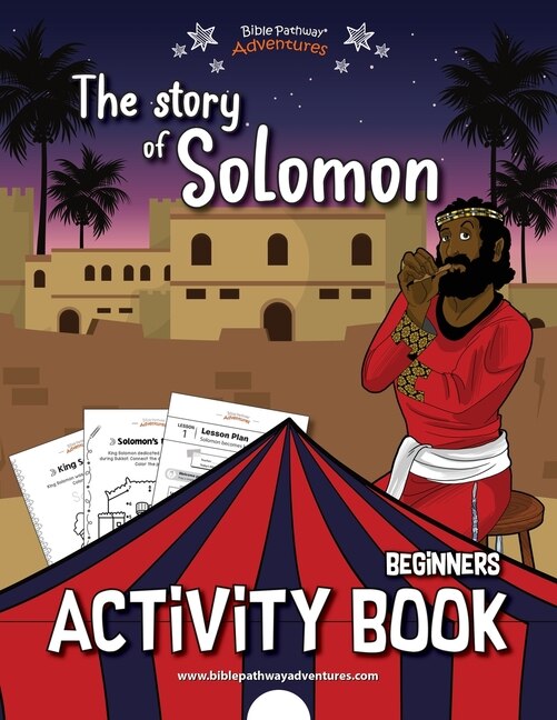 Front cover_The Story Of Solomon Activity Book