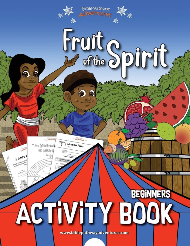Front cover_Fruit of the Spirit Activity Book for Beginners